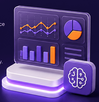 AURA decision intelligence dashboard with charts and analytics