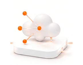 AI-Assisted Forecasting — cloud connected to network nodes