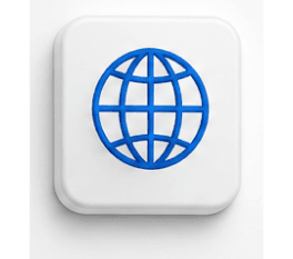 Globe icon representing international patent filings