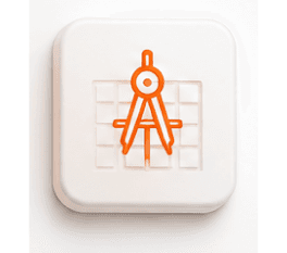 Drafting compass icon representing first-principles engineering