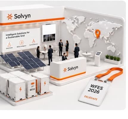 Solvyn booth at World Future Energy Summit 2026 in Abu Dhabi