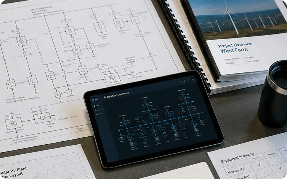 Solvyn X protocol support and domain templates across energy infrastructure