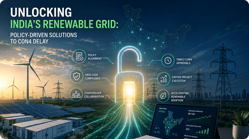 Unlocking India's Renewable Grid: Policy-Driven Solutions To CON4 Delay