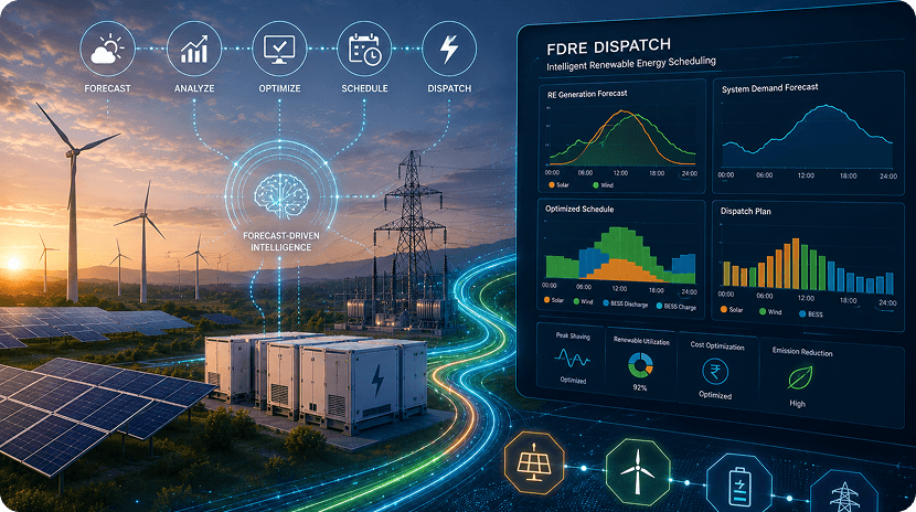 FDRE Dispatch & Forecast-Driven Renewable Energy Scheduling